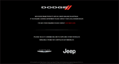 Desktop Screenshot of dodge.com.au